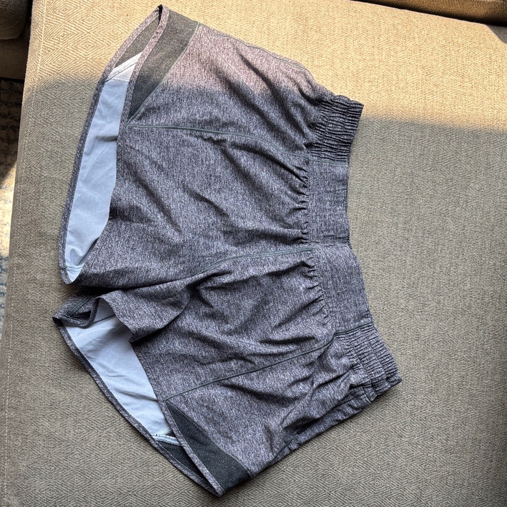 lululemon athletica Heathered Gray Athletic Shorts